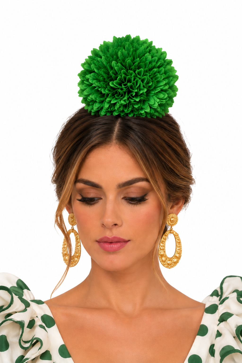 RAMILLETE CRISTANTEMOS VERDE