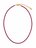 COLLAR MONICA MINI BOLITAS BUGANVILLA