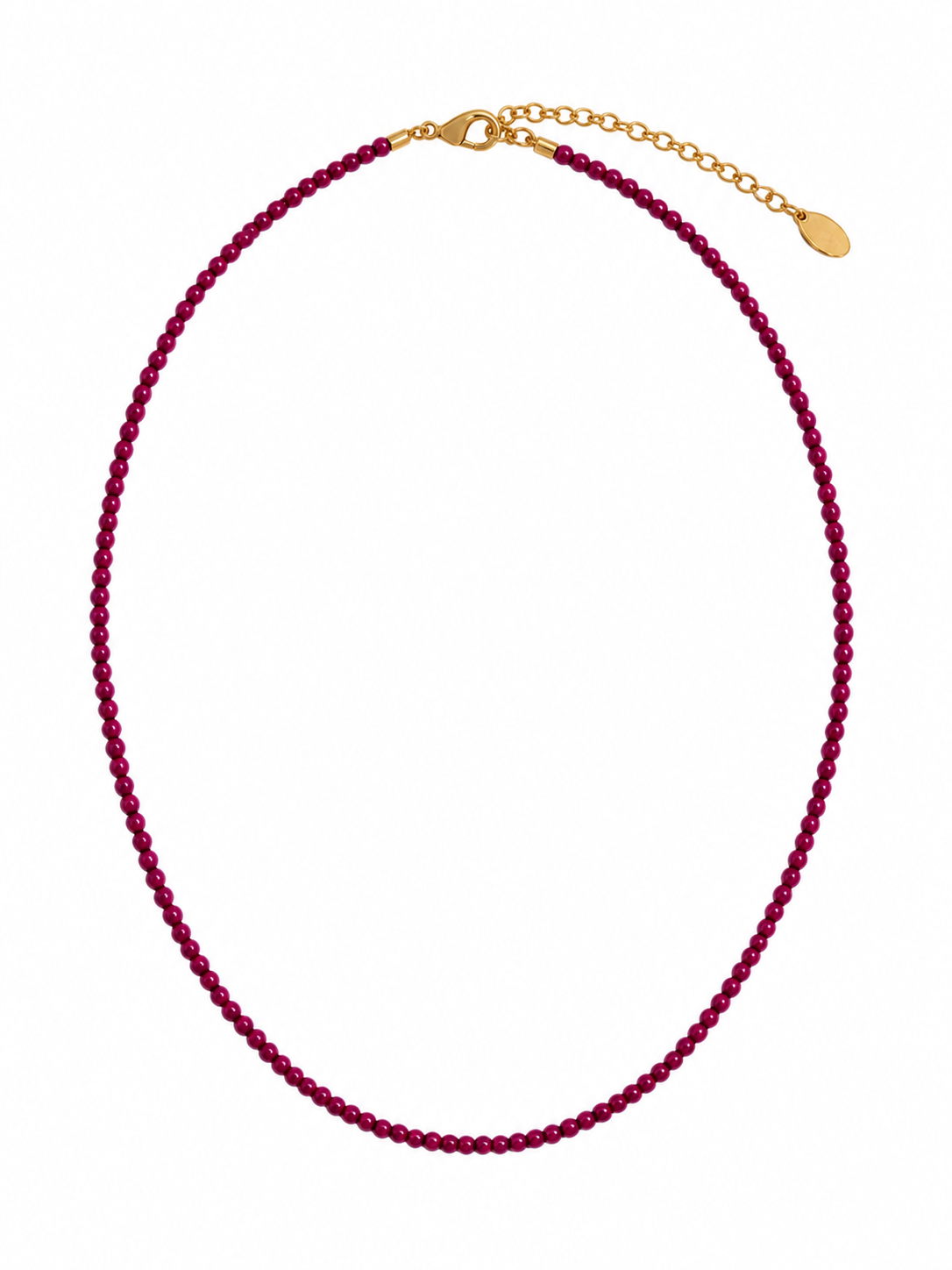 COLLAR MONICA MINI BOLITAS BUGANVILLA