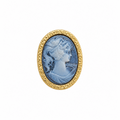 BROCHE CAMAFEO AZUL