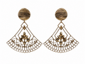Pendientes triangulo para flamenca