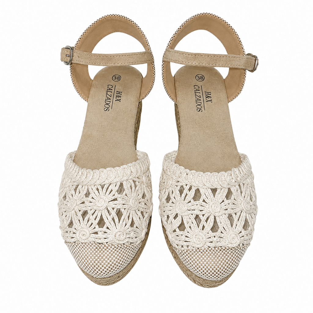 ESPARTO DE CROCHET BEIGE