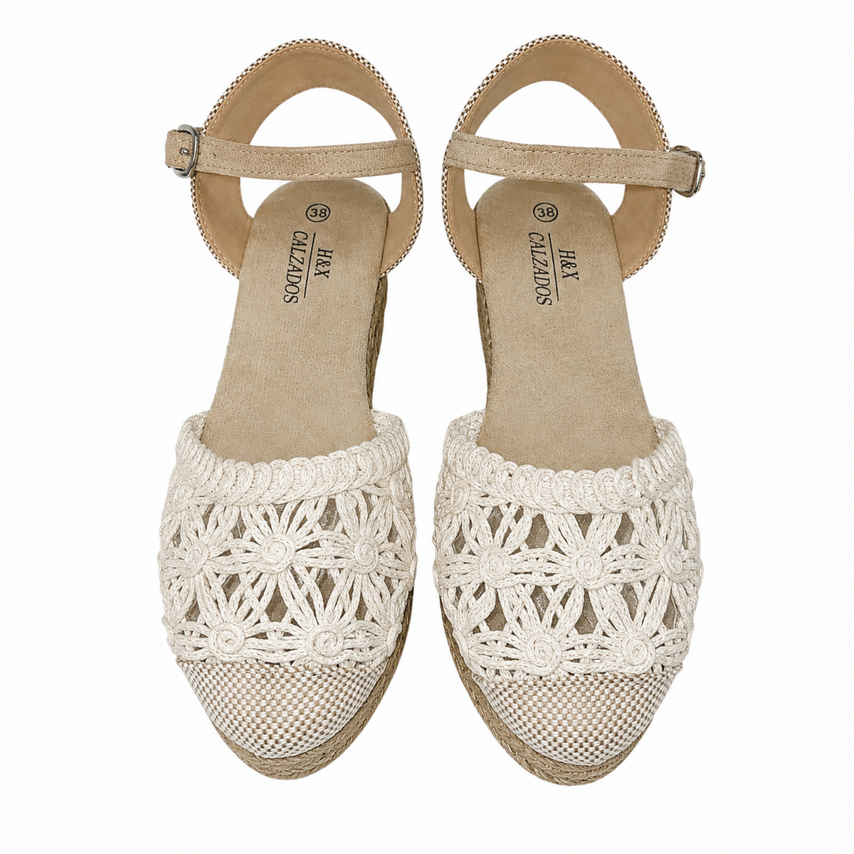 ESPARTO DE CROCHET BEIGE