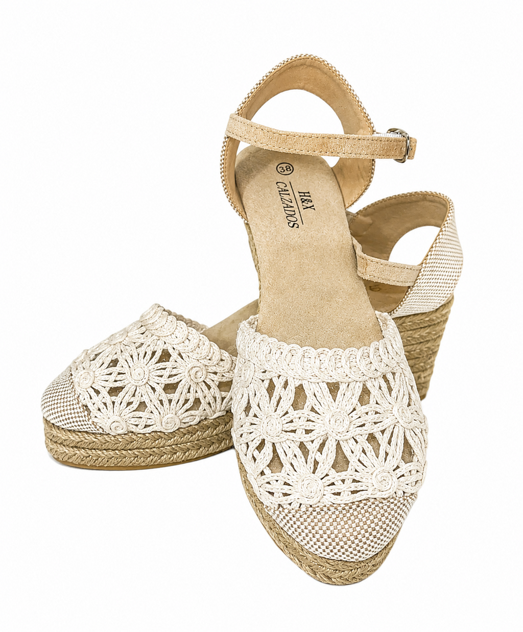ESPARTO DE CROCHET BEIGE