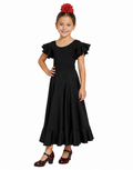 FALDA DE BAILE NIÑA NEGRA