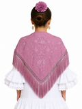 Mantón algodón Esther maquillaje al tono para flamenca