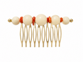 PEINA 5 BOLAS ESTRELLA BEIGE - CORAL