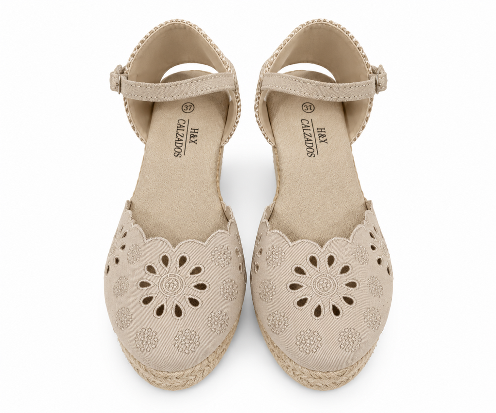 ESPARTO BORDADA BEIGE
