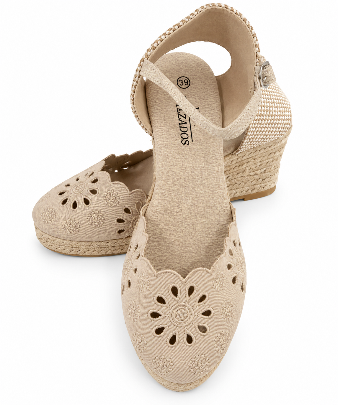 ESPARTO BORDADA BEIGE