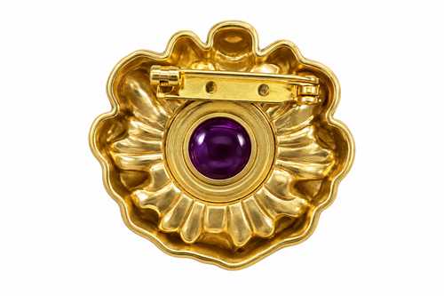 BROCHE SELLO MORADO