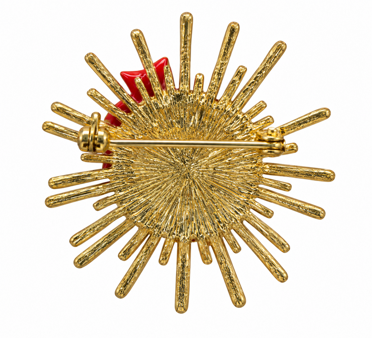 BROCHE SOL ROJO
