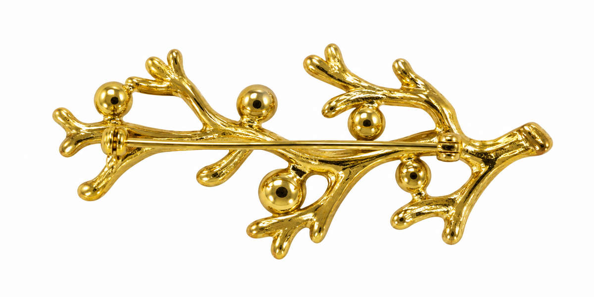BROCHE HOJITAS BOLITAS CALDERA
