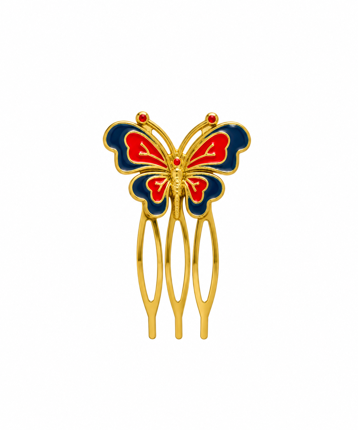 PEINA MINI MARIPOSA ROJA