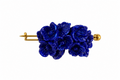 Broche flor azulina para niña flamenca