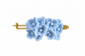 Broche flor celeste para niña flamenca