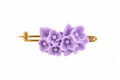 BROCHE NIÑA FLOR LILA