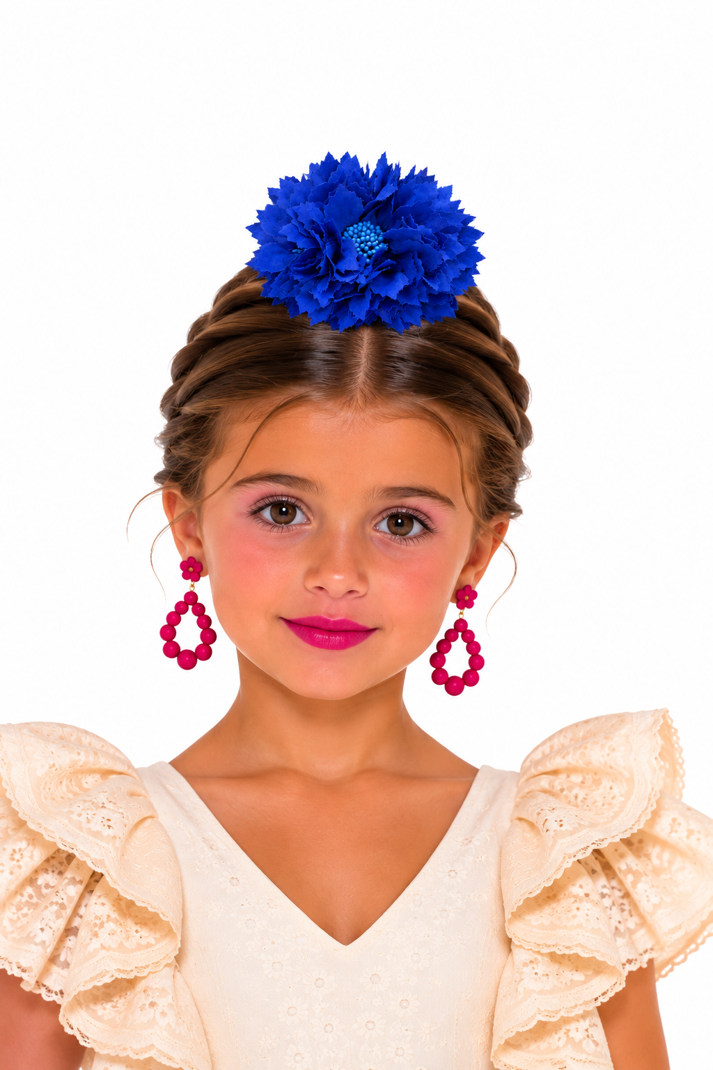 RAMILLETE NIÑA DALIAS AZULINA