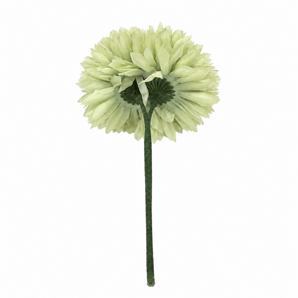 RAMILLETE NIÑA CRISANTEMOS VERDE