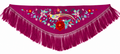 MANTON CRESPON NIÑA IRIS BUGANVILLA BORDADO MULTICOLOR