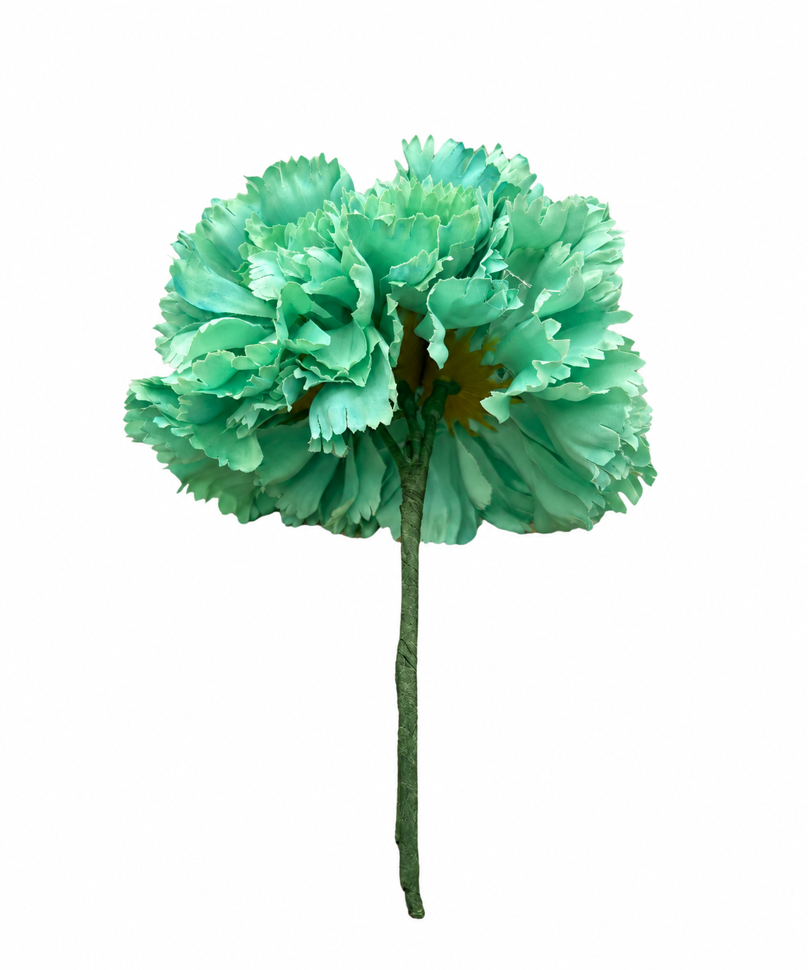 RAMILLETE 3 CLAVELES VERDE AGUA