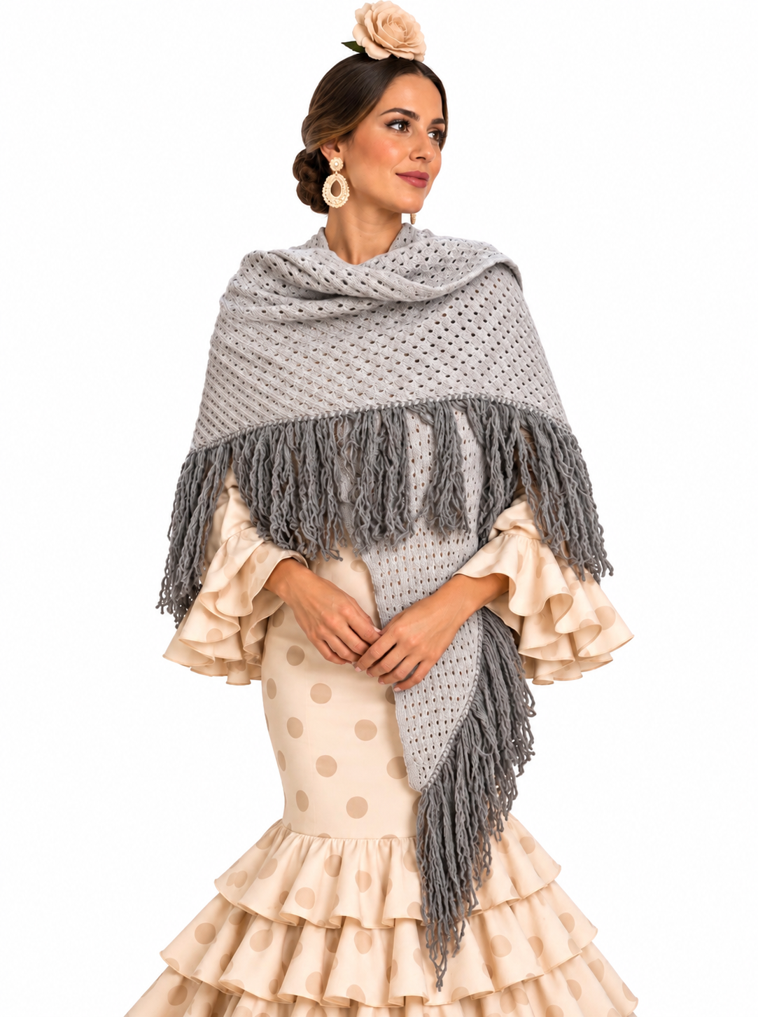CHAL CALADO GRIS FLECOS MARENGO