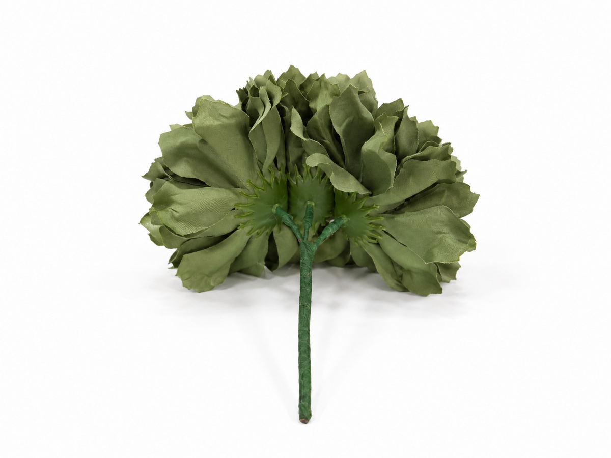 RAMILLETE DALIAS VERDE OLIVA