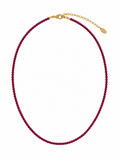 COLLAR MONICA MINI BOLITAS CARDENAL