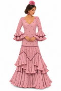 TRAJE FLAMENCA JAEN MAQUILLAJE LUNAR MAQUILLAJE