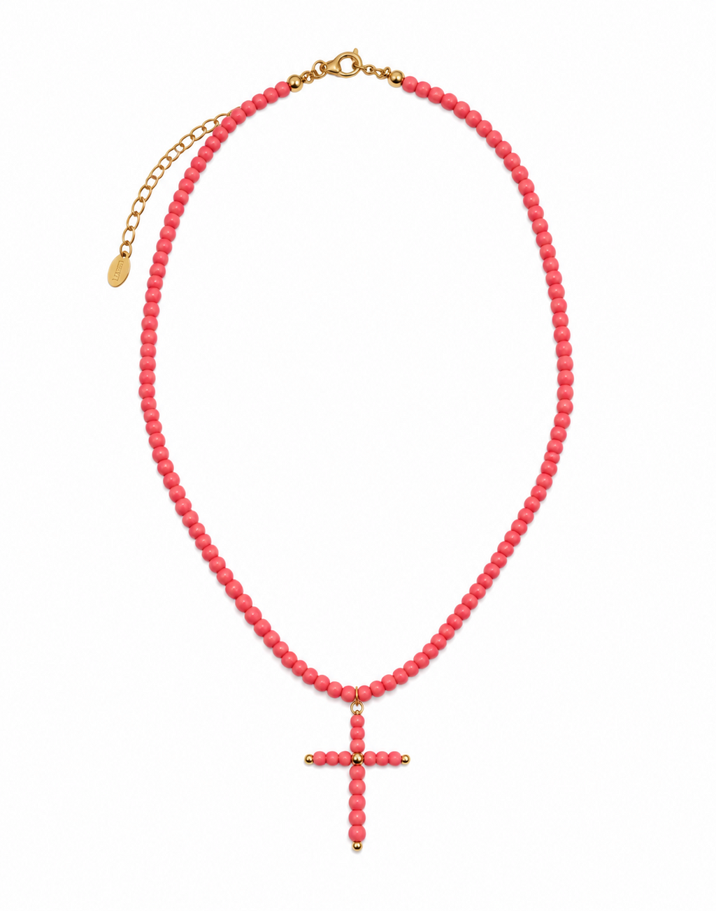 COLLAR SELENA CRUZ ROSA