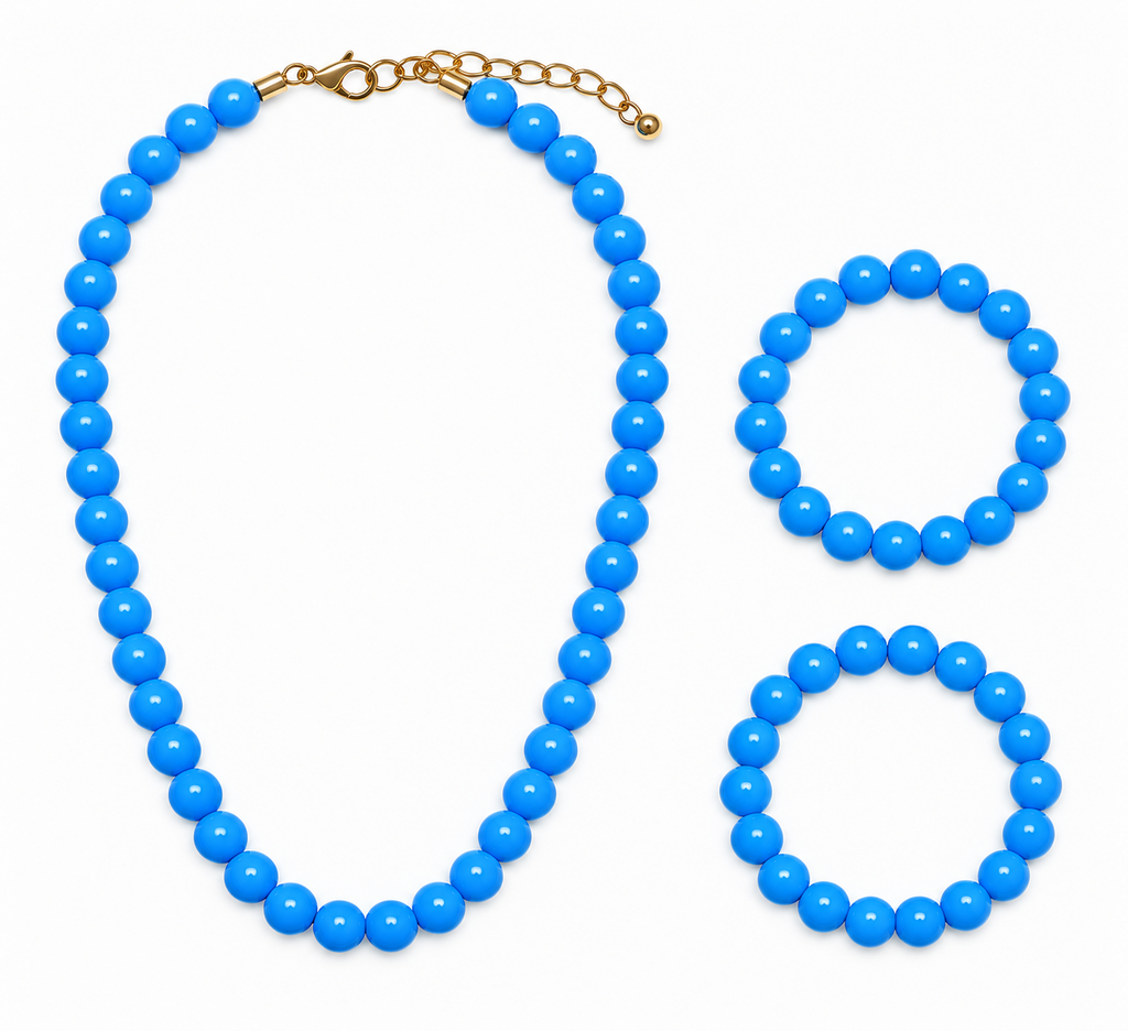 COLLAR NIÑA AZUL