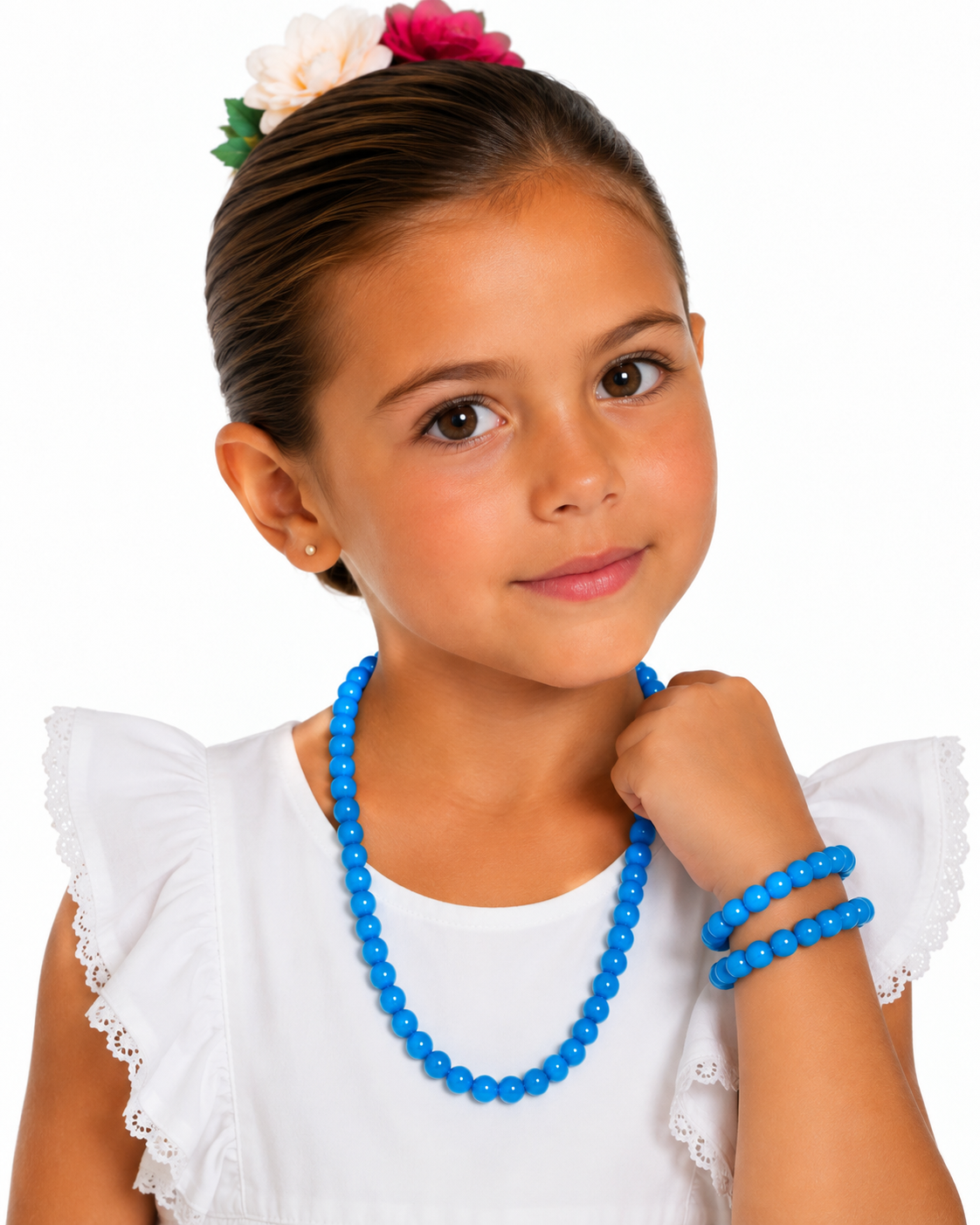 COLLAR NIÑA AZUL