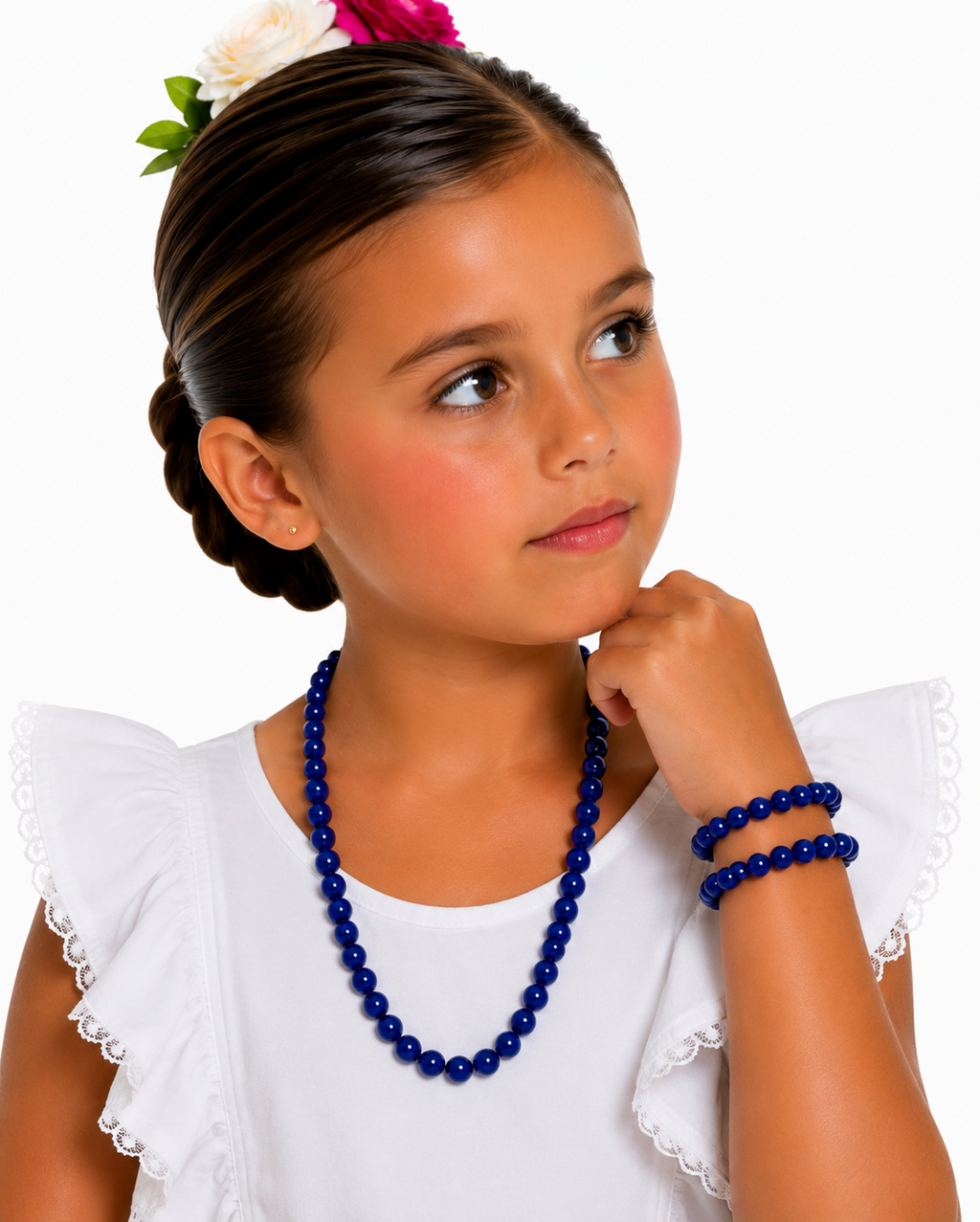 COLLAR NIÑA AZULINA
