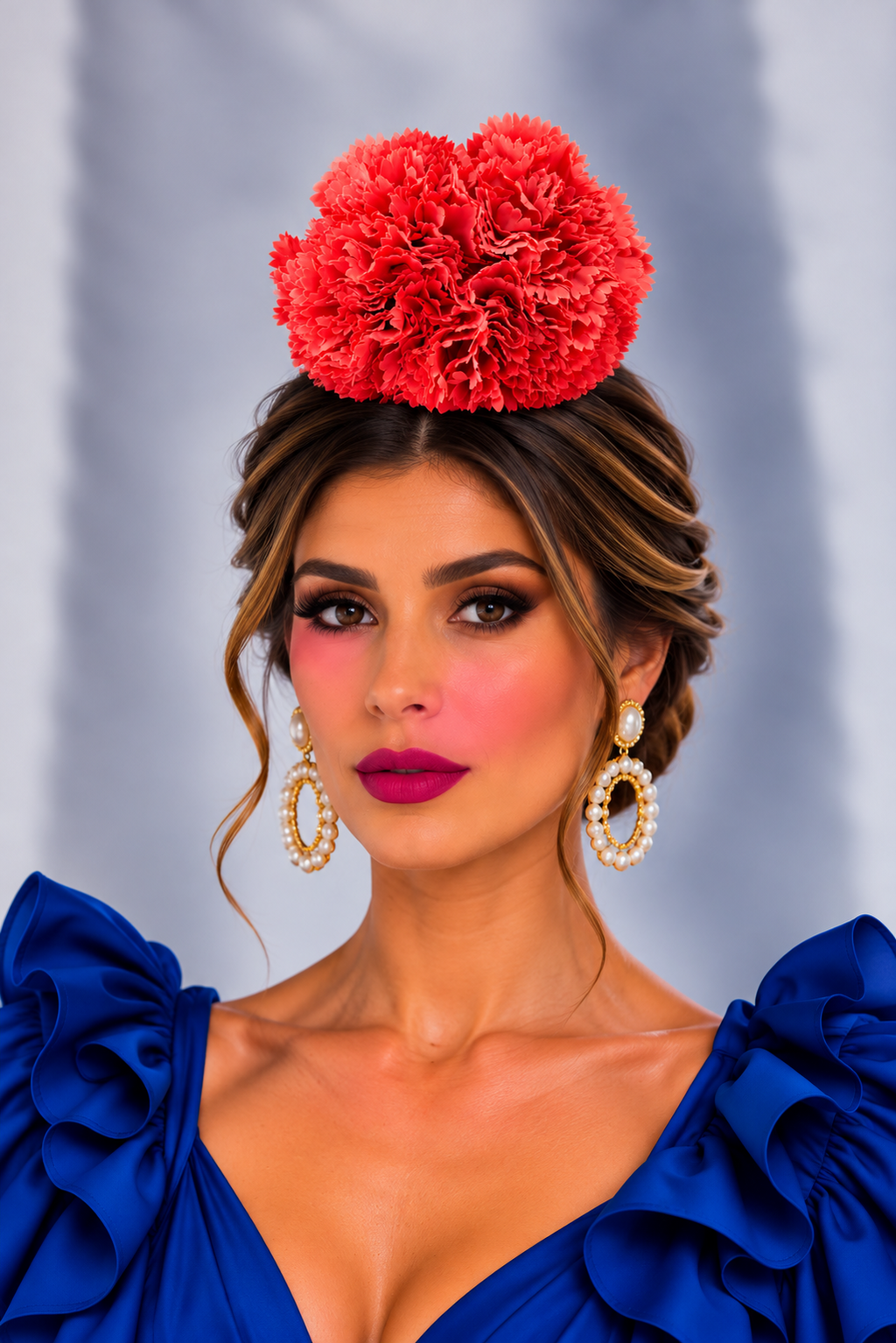 RAMILLETE 5 CLAVELES CORAL