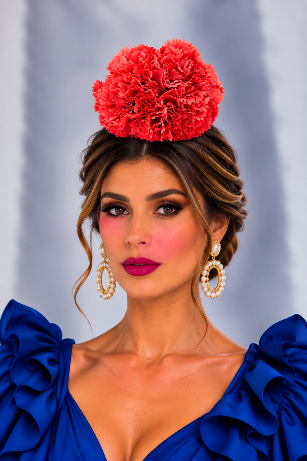 RAMILLETE 5 CLAVELES CORAL