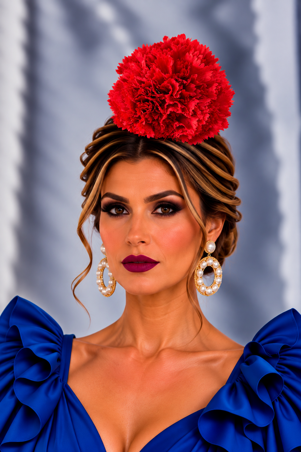 RAMILLETE 5 CLAVELES ROJO