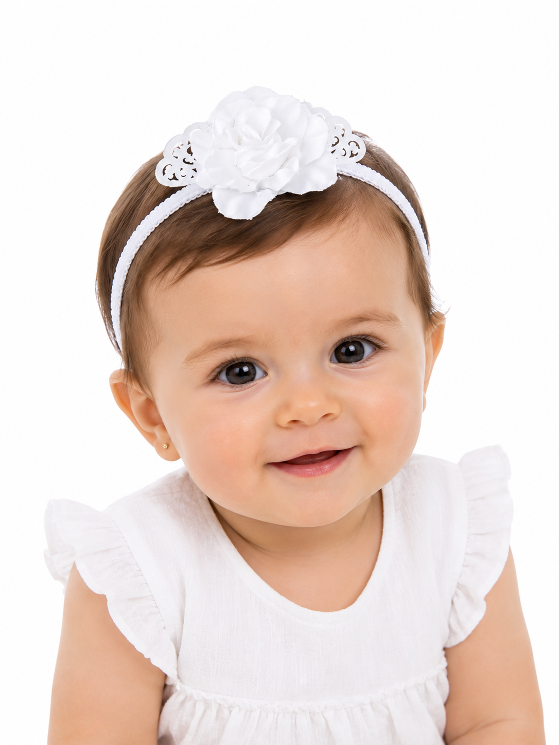 DIADEMA BEBE BLANCA