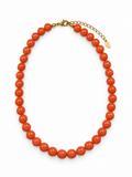 COLLAR NOELIA BOLAS MEDIANA CORAL