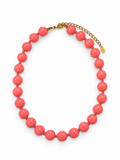 COLLAR ISA BOLAS GRANDE CORAL