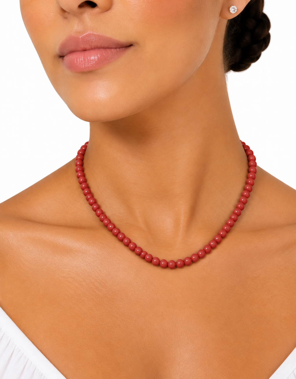 COLLAR ELENA BOLITAS PEQUEÑAS CALDERA
