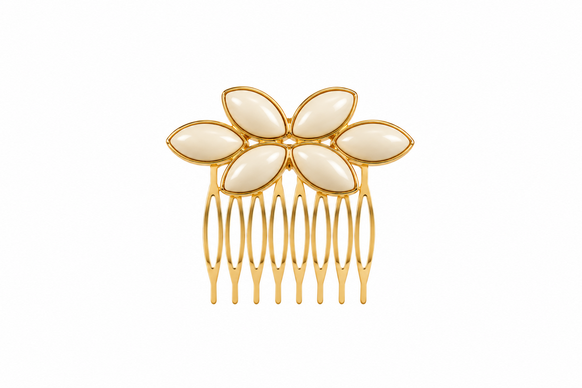 PEINA FLOR BEIGE