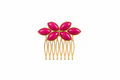 PEINA FLOR FUCSIA