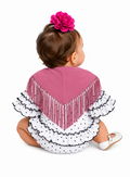 MANTON BEBE ROSA VIEJO