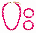 COLLAR NIÑA FUCSIA