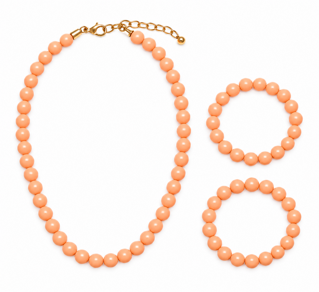 COLLAR NIÑA MANDARINA