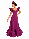 Traje flamenca princess buganvilla - Lunares del Este