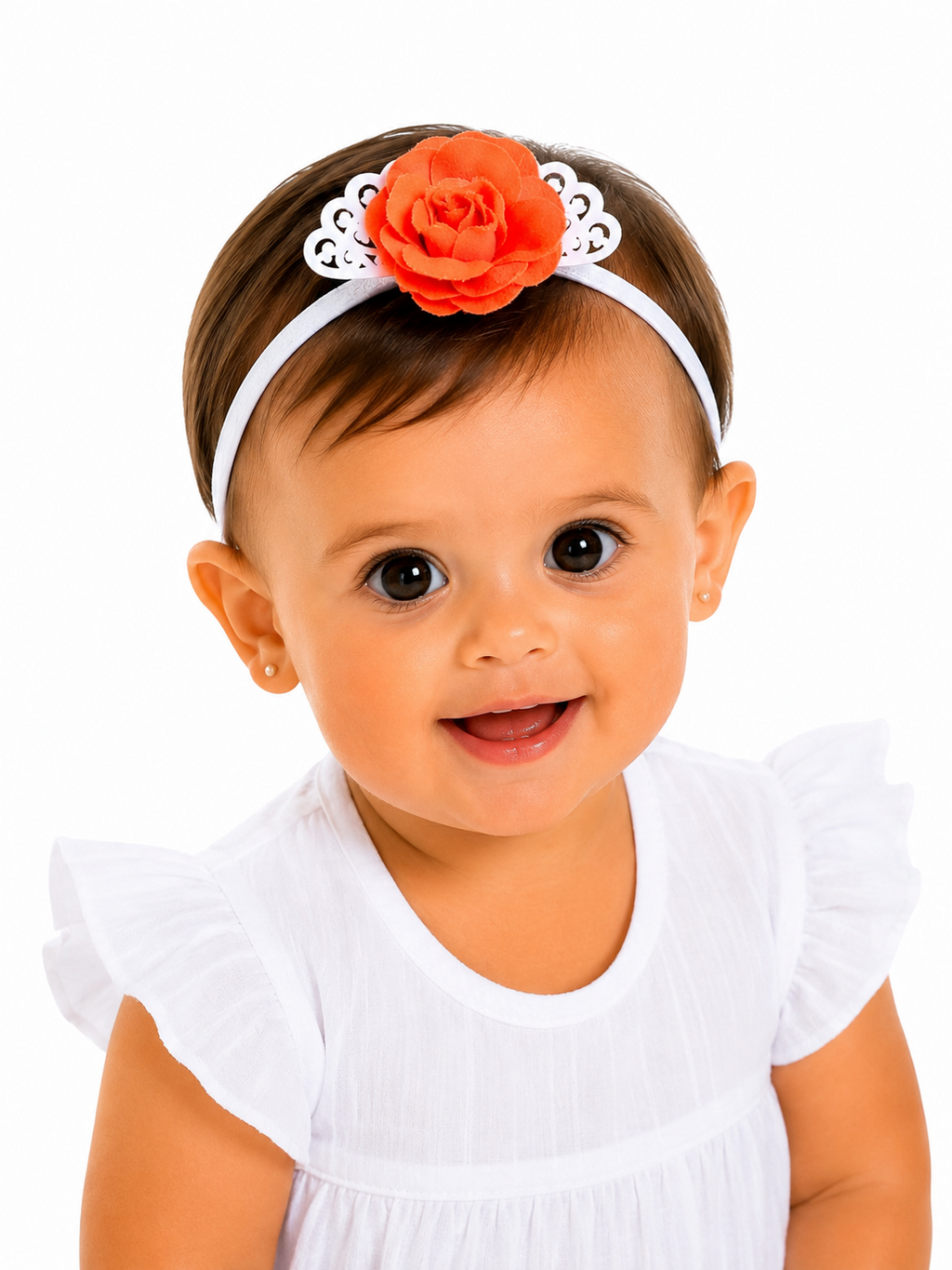 DIADEMA BEBE NARANJA
