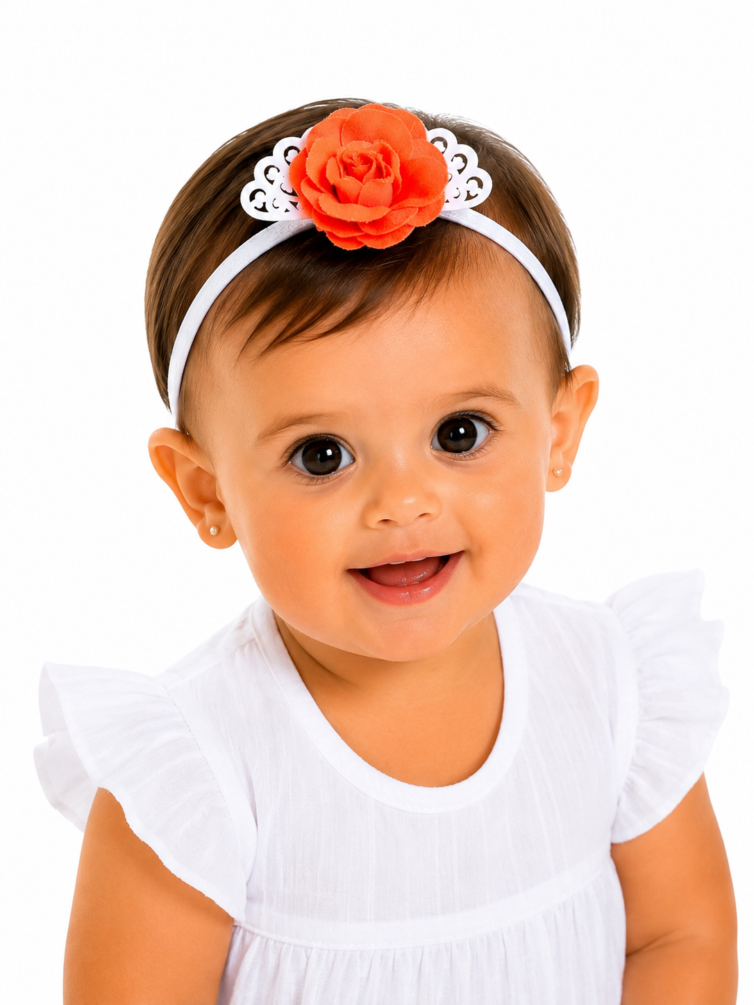 DIADEMA BEBE NARANJA