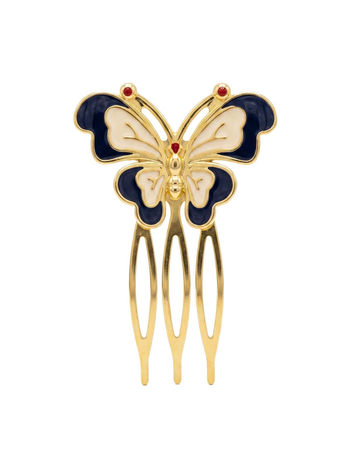 Peina mini mariposa azul marino - Lunares del Este