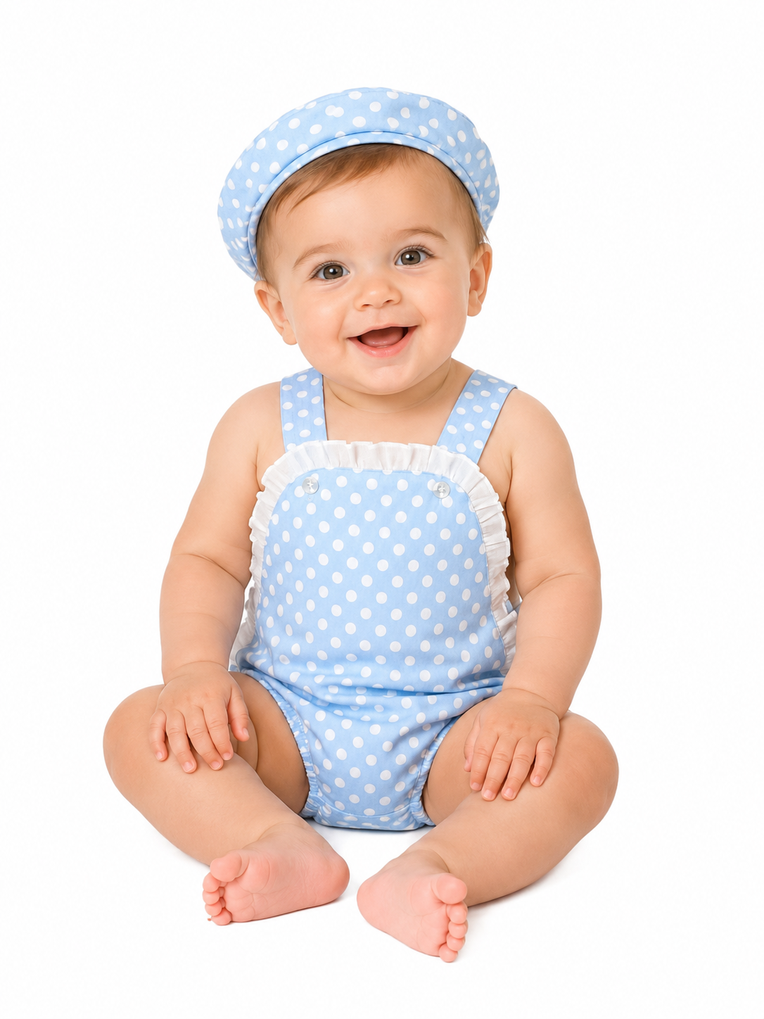 PELELE FLAMENCO BEBE CELESTE