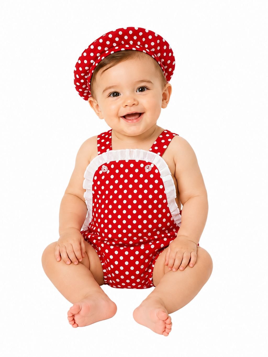 PELELE FLAMENCO BEBE ROJO